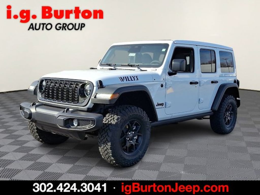 New 2026 Jeep Wrangler 4-DOOR WILLYS Sport Utility