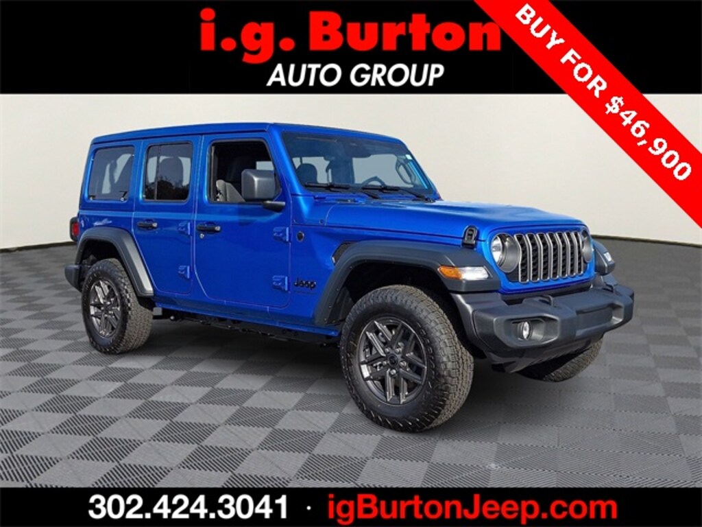 New 2026 Jeep Wrangler 4-DOOR SPORT S Sport Utility