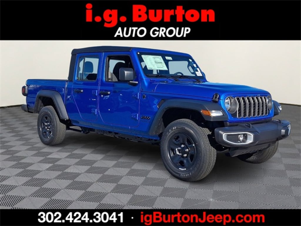 New 2026 Jeep Gladiator SPORT 4X4 Pickup
