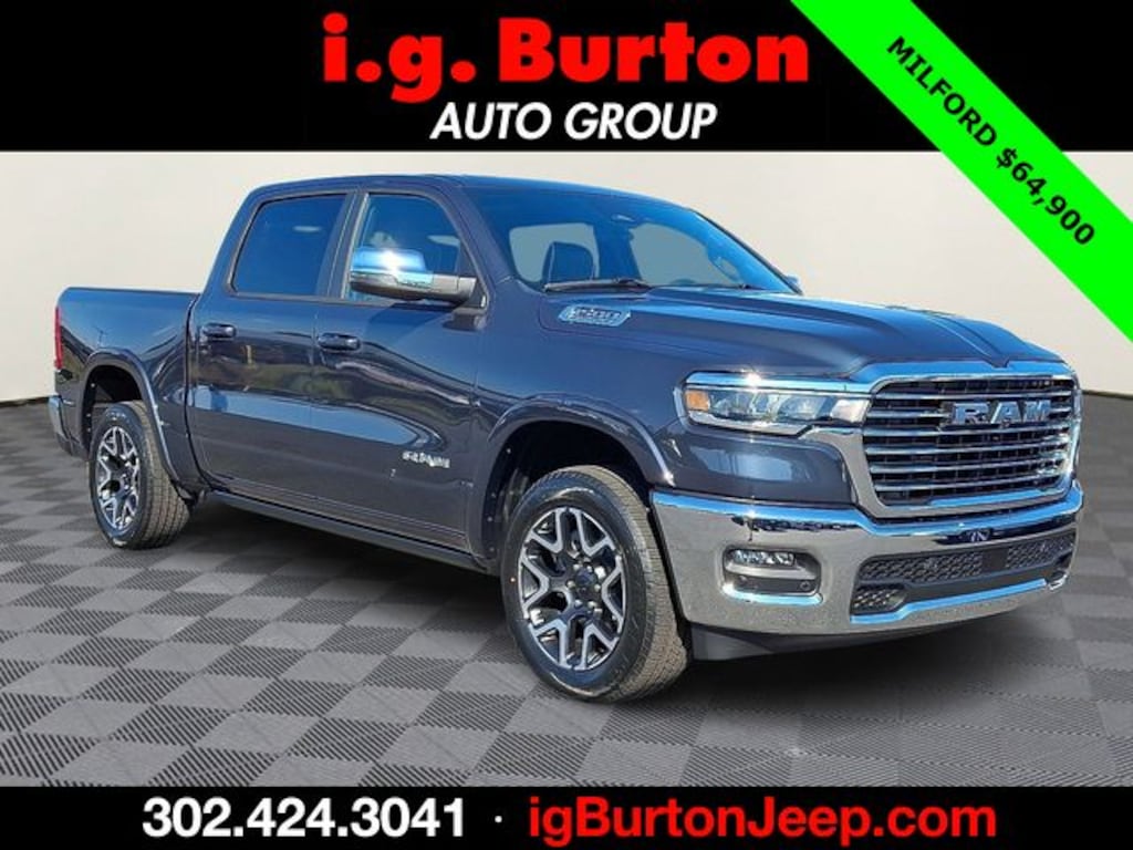 New 2026 Ram 1500 LARAMIE CREW CAB 4X4 5'7 BOX Pickup