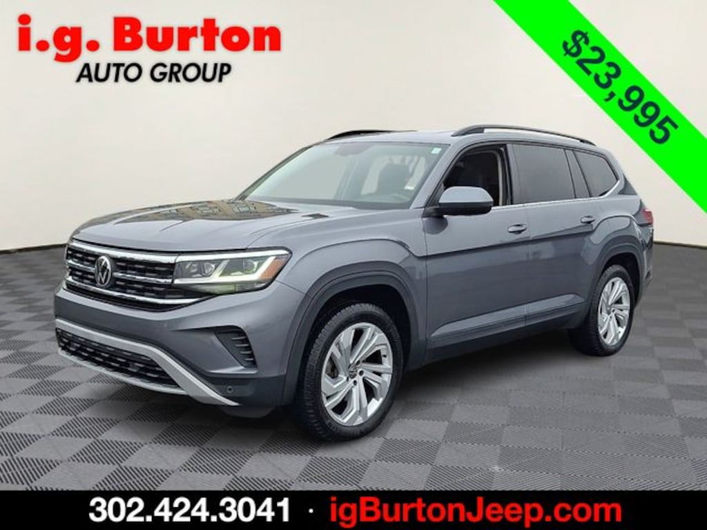 Used 2021 Volkswagen Atlas 3.6L V6 SE w/Technology SUV
