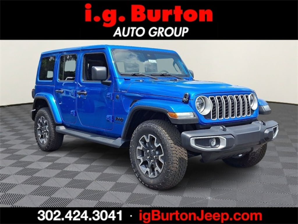 New 2025 Jeep Wrangler 4-DOOR SAHARA Sport Utility