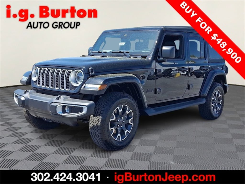 New 2025 Jeep Wrangler 4-DOOR SAHARA Sport Utility