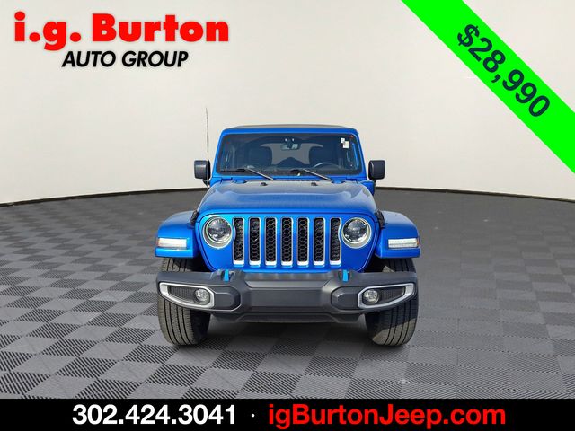 Used 2023 Jeep Wrangler 4xe Sahara 4XE with VIN 1C4JJXP60PW683619 for sale in Milford, DE