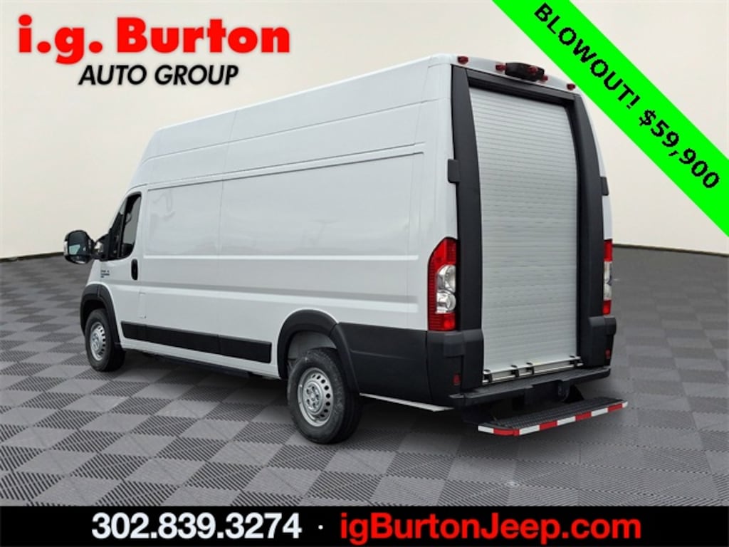 New 2024 Ram ProMaster PROMASTER EV SUPER HIGH ROOF 159â WB EXT Cargo Van