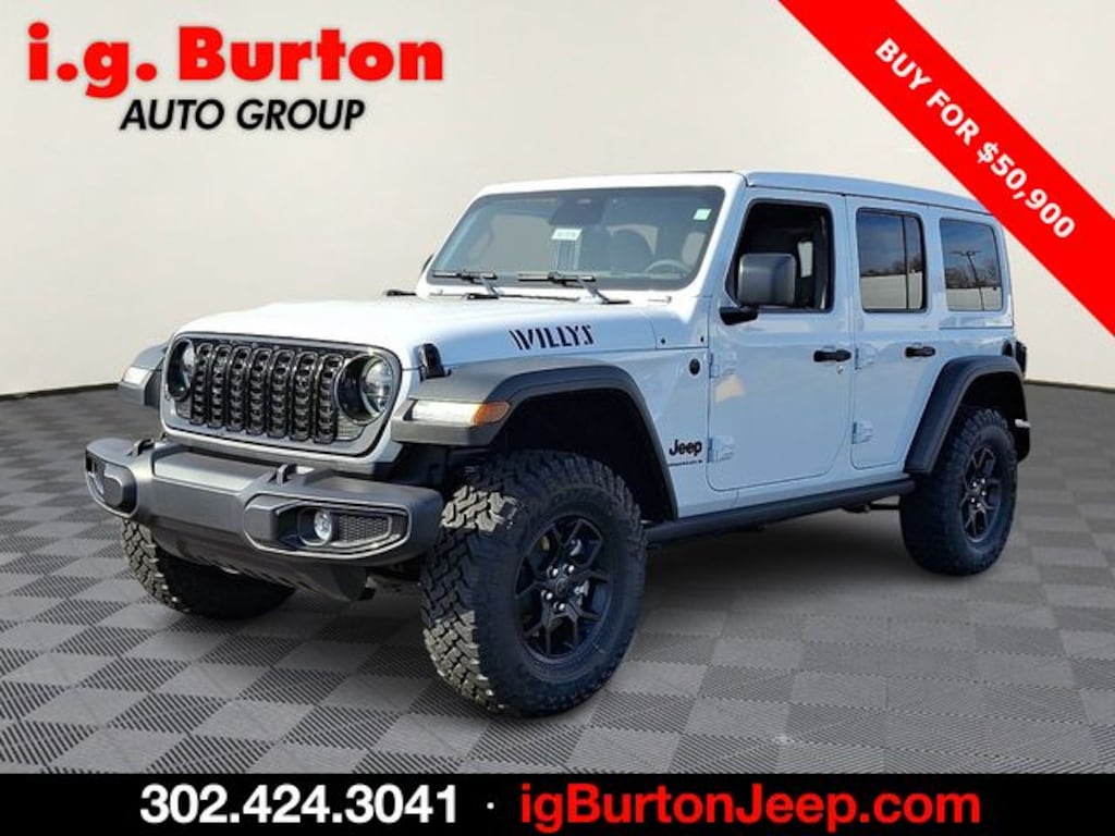 New 2026 Jeep Wrangler 4-DOOR WILLYS Sport Utility