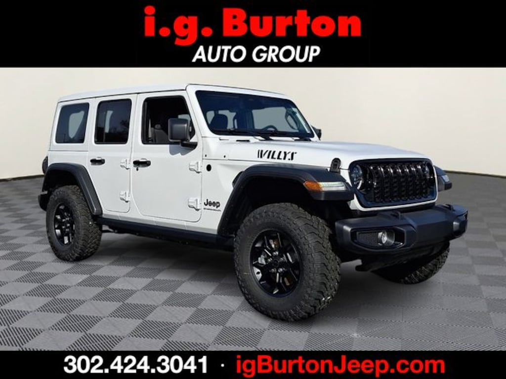 New 2026 Jeep Wrangler 4-DOOR WILLYS Sport Utility