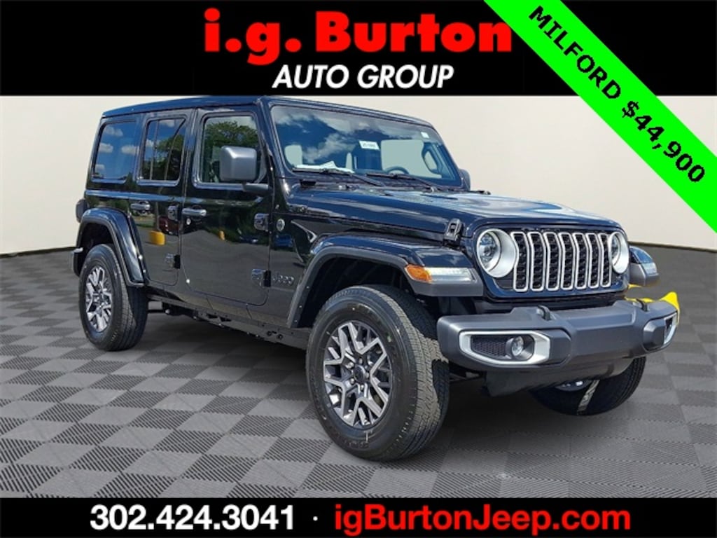 New 2025 Jeep Wrangler 4-DOOR SAHARA Sport Utility