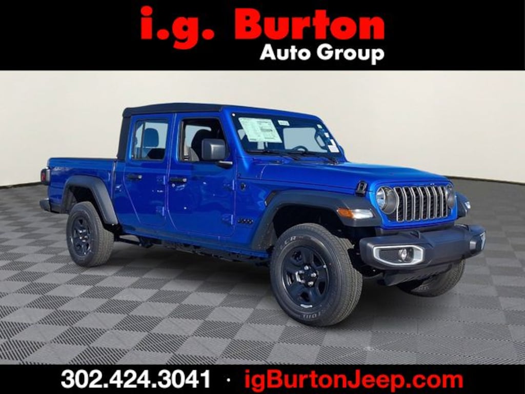New 2026 Jeep Gladiator SPORT 4X4 Pickup