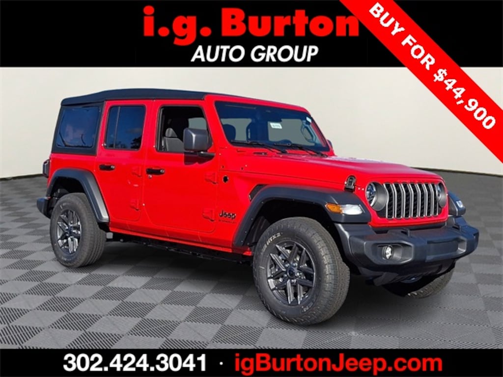 New 2026 Jeep Wrangler 4-DOOR SPORT S Sport Utility