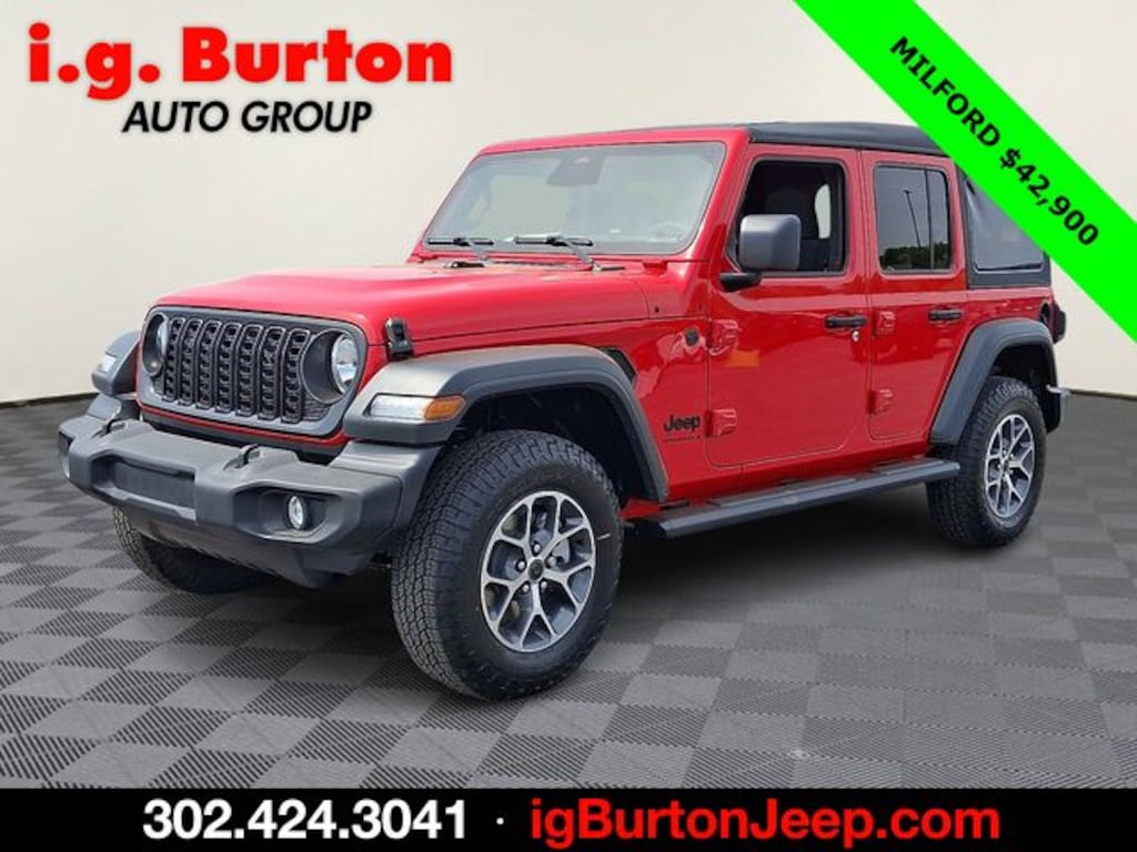 New 2025 Jeep Wrangler 4-DOOR SPORT S Sport Utility