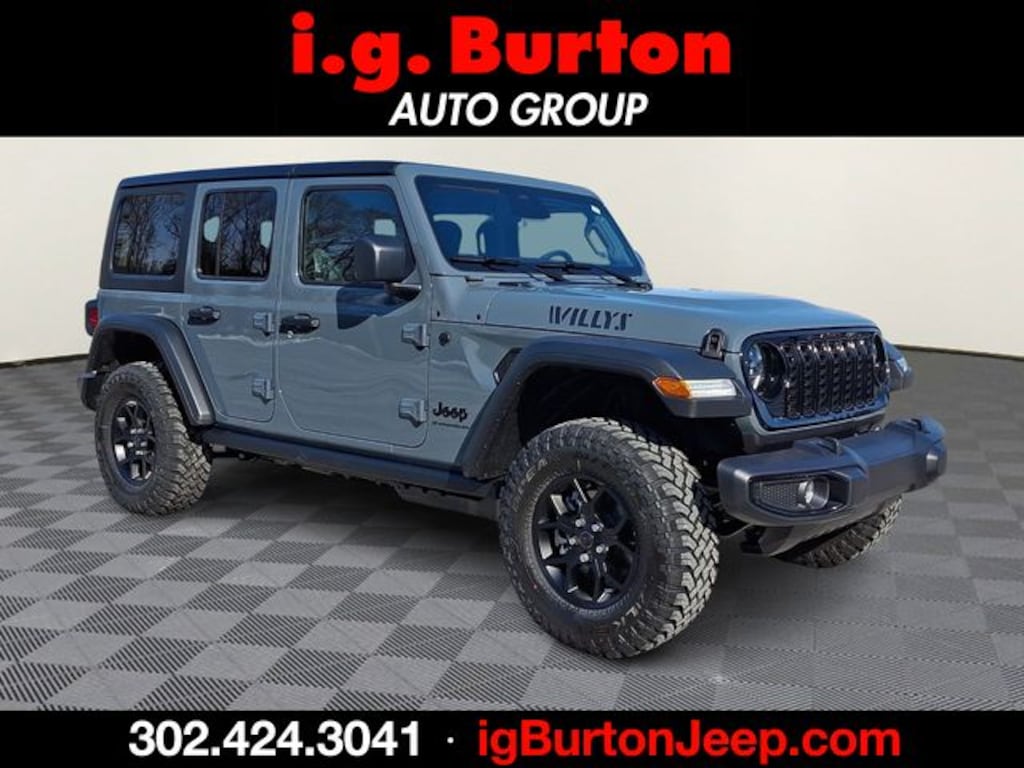 New 2026 Jeep Wrangler 4-DOOR WILLYS Sport Utility