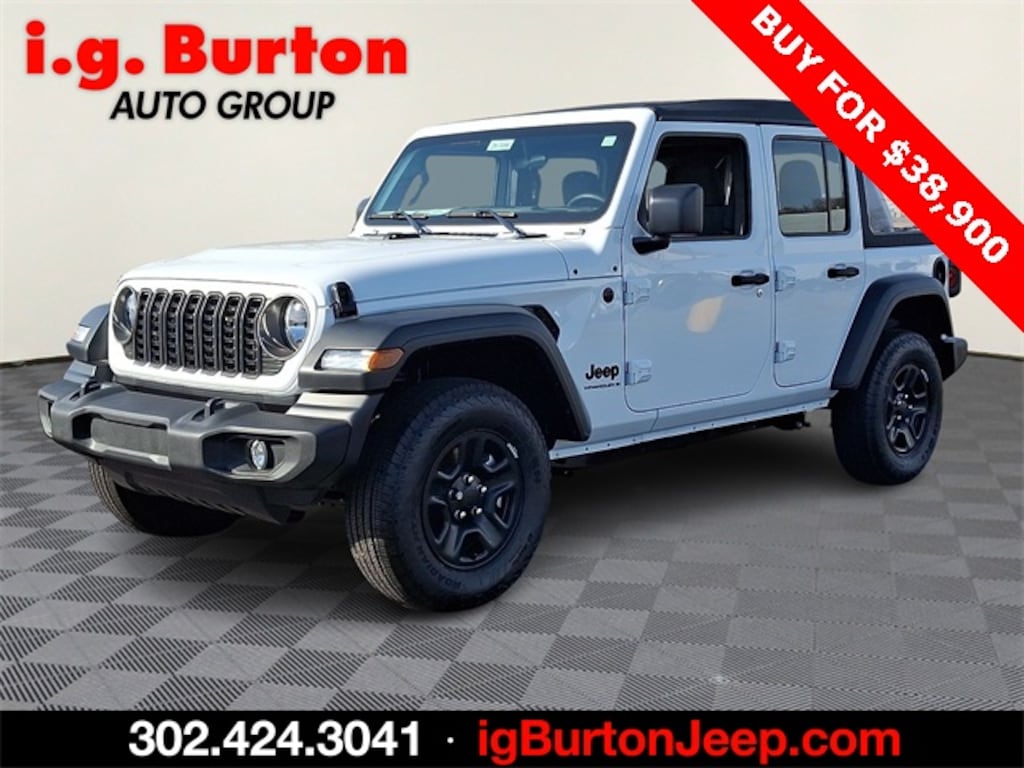 New 2026 Jeep Wrangler 4-DOOR SPORT Sport Utility