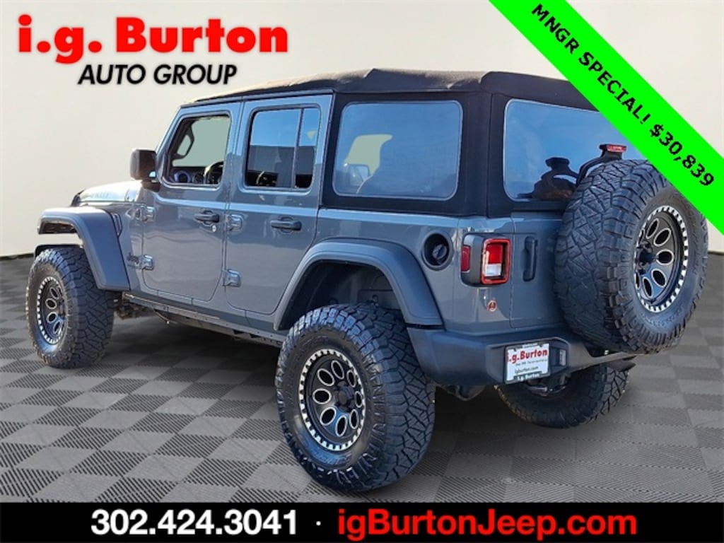 Used 2021 Jeep Wrangler Unlimited Willys SUV