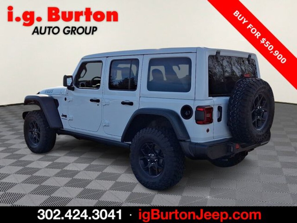 New 2026 Jeep Wrangler 4-DOOR WILLYS Sport Utility