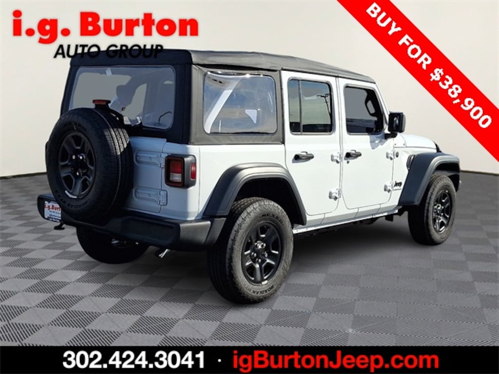 New 2026 Jeep Wrangler 4-DOOR SPORT Sport Utility