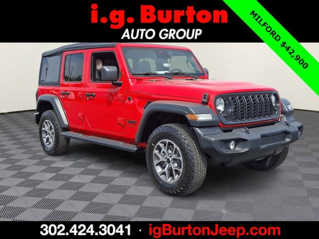 New 2025 Jeep Wrangler 4-DOOR SPORT S Sport Utility