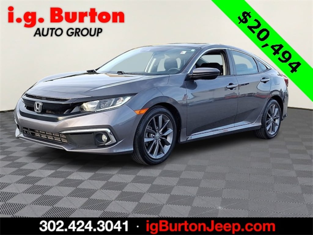 Used 2021 Honda Civic EX Sedan