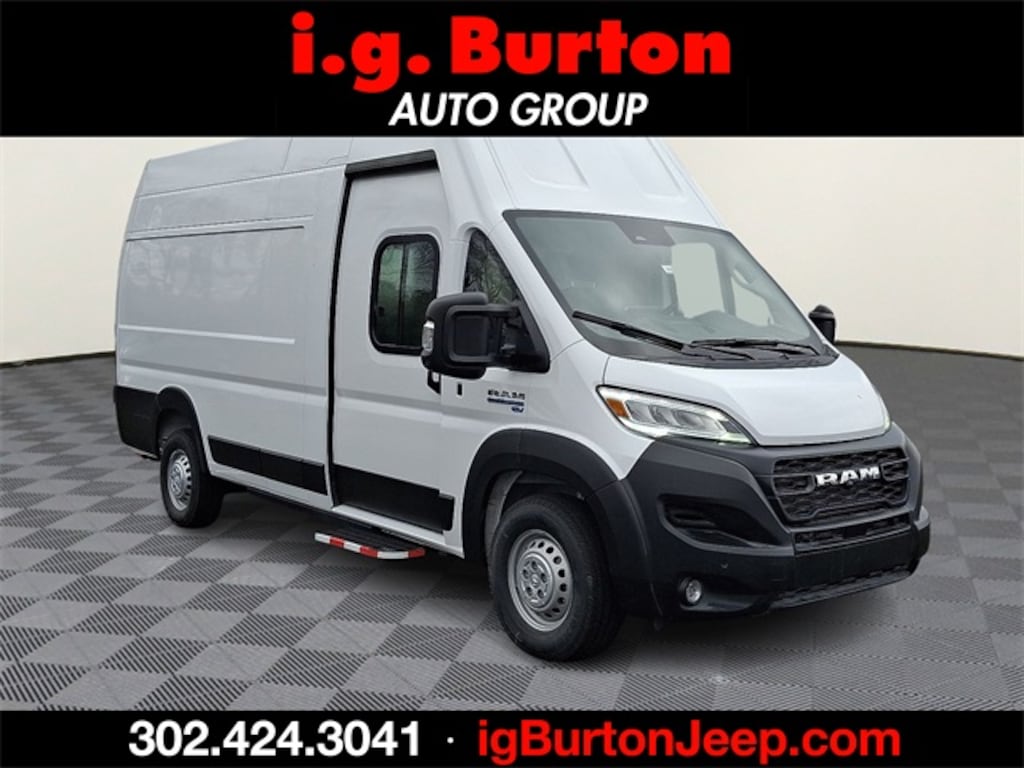 New 2024 Ram ProMaster PROMASTER EV SUPER HIGH ROOF 159â WB EXT Cargo Van