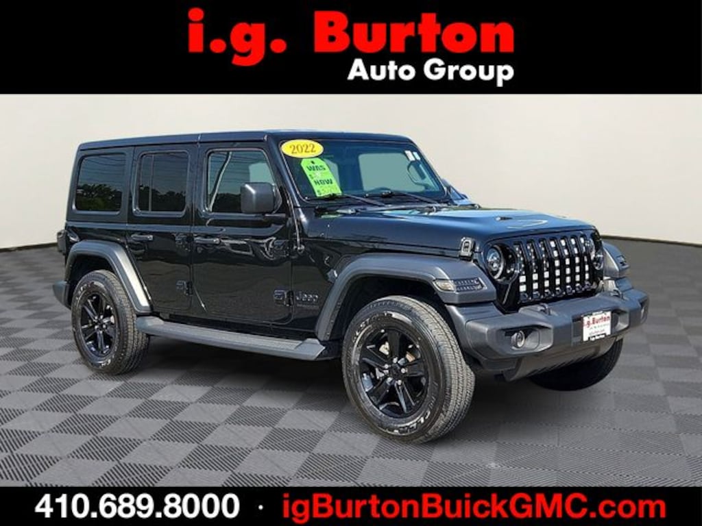 Used 2022 Jeep Wrangler Unlimited Sport Altitude SUV