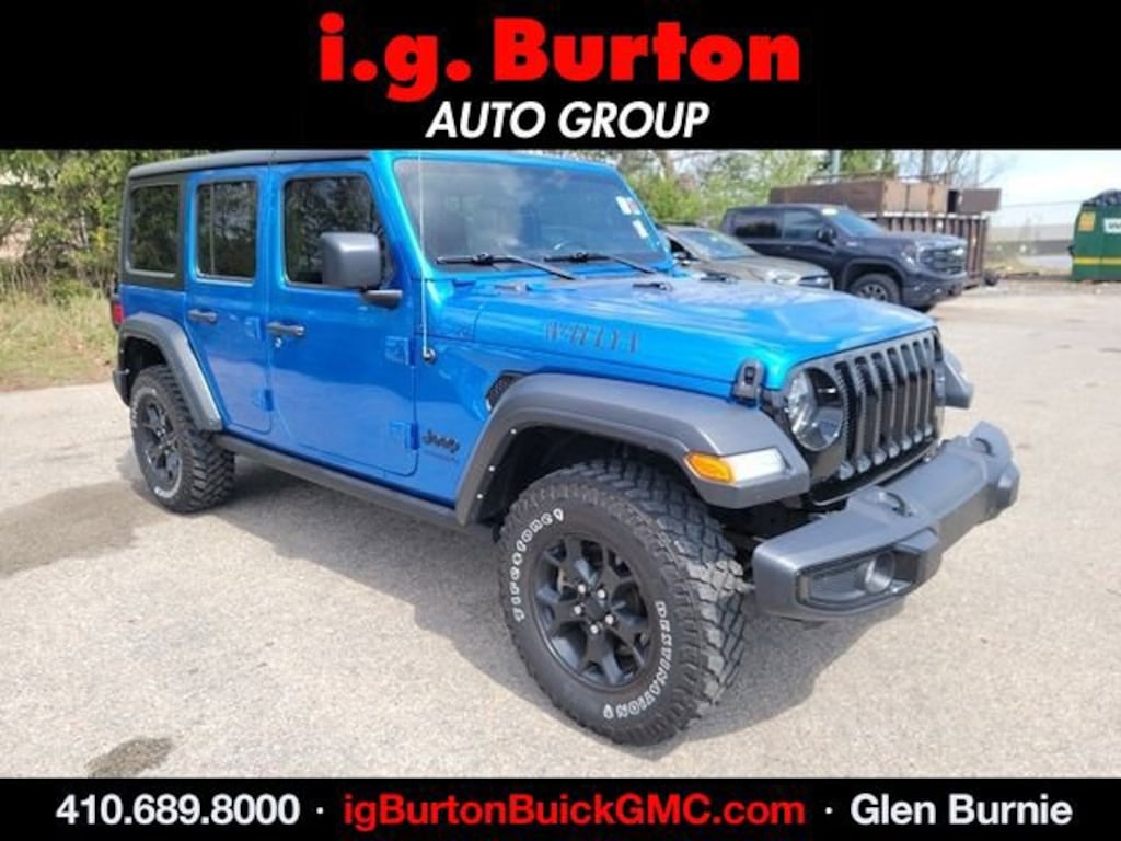 Used 2022 Jeep Wrangler Unlimited Willys 4x4 SUV