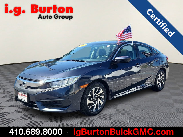 Certified 2017 Honda Civic EX Sedan