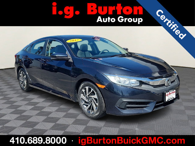 Certified 2017 Honda Civic EX Sedan