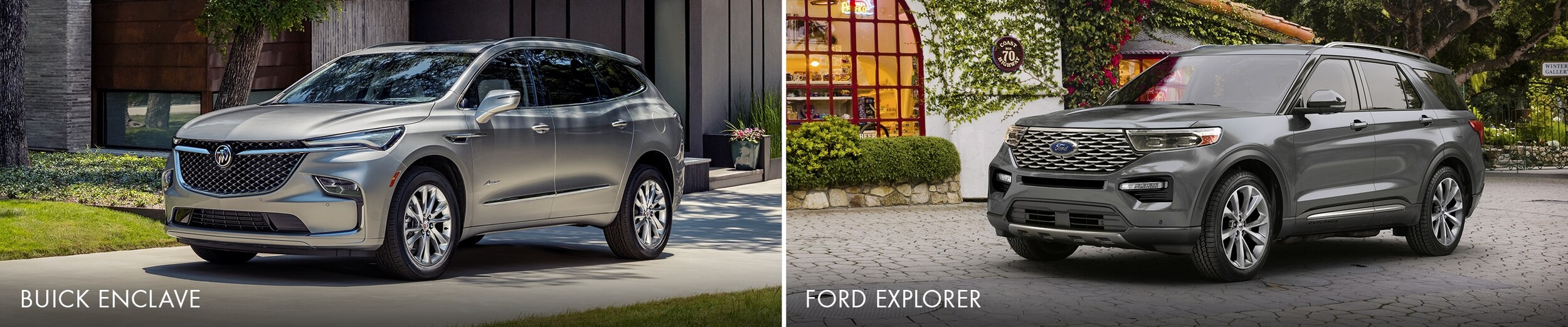 Buick Enclave Vs. Ford Explorer Comparison  i.g. Burton Buick GMC of 