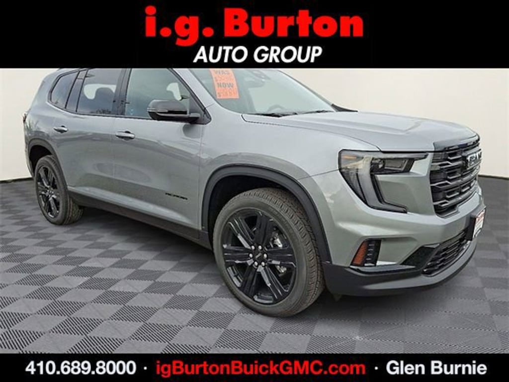 New 2026 GMC Acadia Elevation SUV