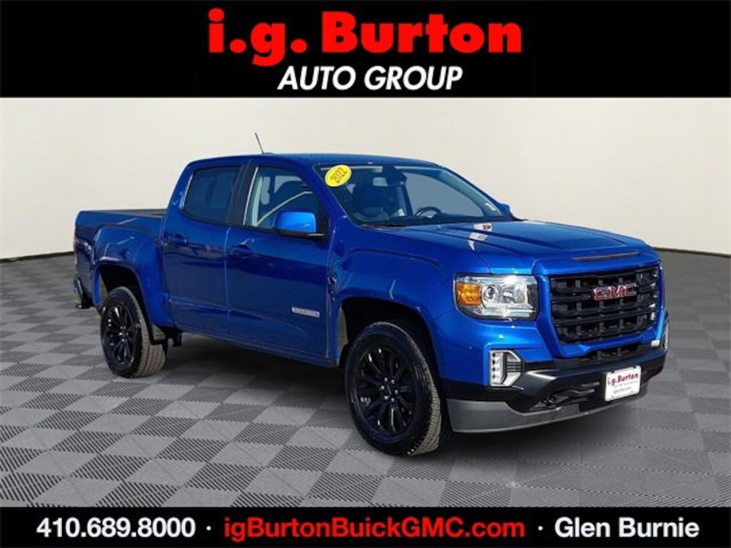 Certified 2022 GMC Canyon Elevation Truck