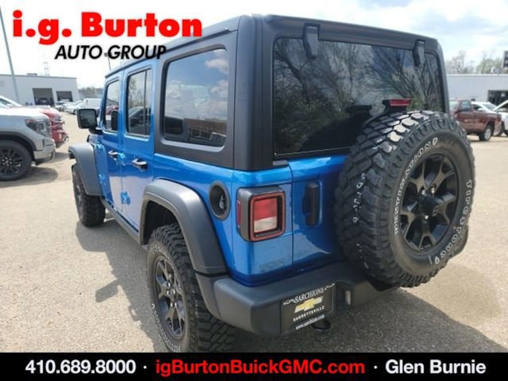 Used 2022 Jeep Wrangler Unlimited Willys 4x4 SUV