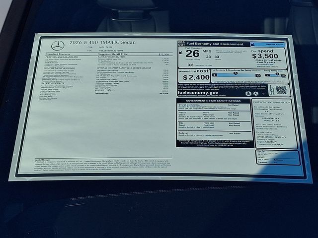2026 Mercedes-Benz E-Class E450 - Photo 20