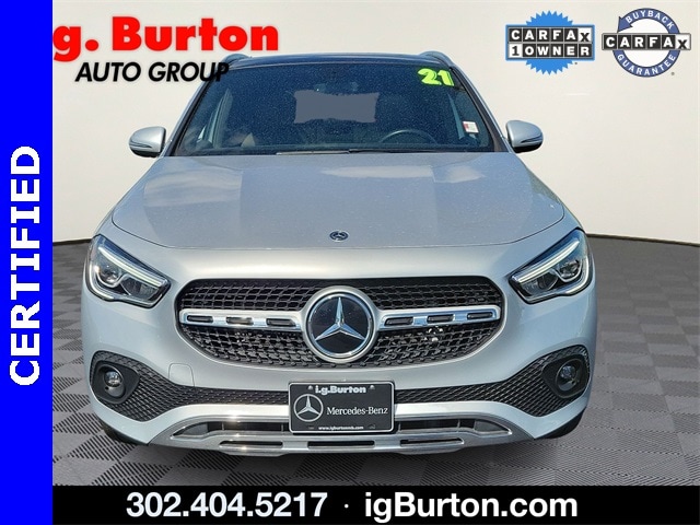 Certified 2021 Mercedes-Benz GLA GLA250 with VIN W1N4N4HB7MJ142869 for sale in Milford, DE