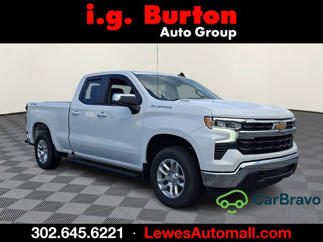 Summit White 2024 Chevrolet Silverado 1500 Pickup Truck Four-Wheel Drive 8-Speed Automatic