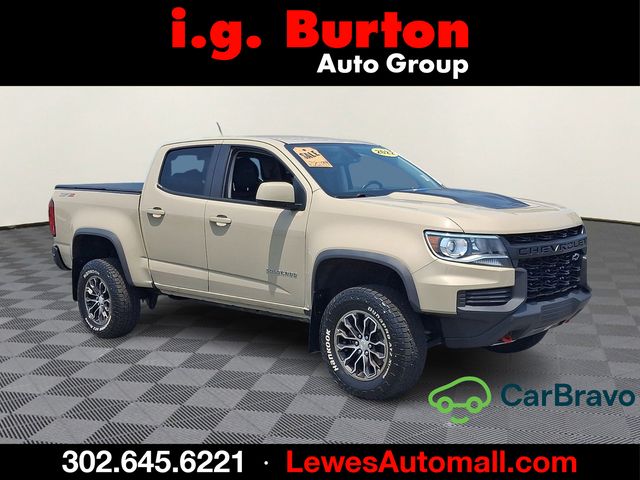 Sand Dune 2022 Chevrolet Colorado Pickup Truck Four-Wheel Drive 8-Speed Automatic