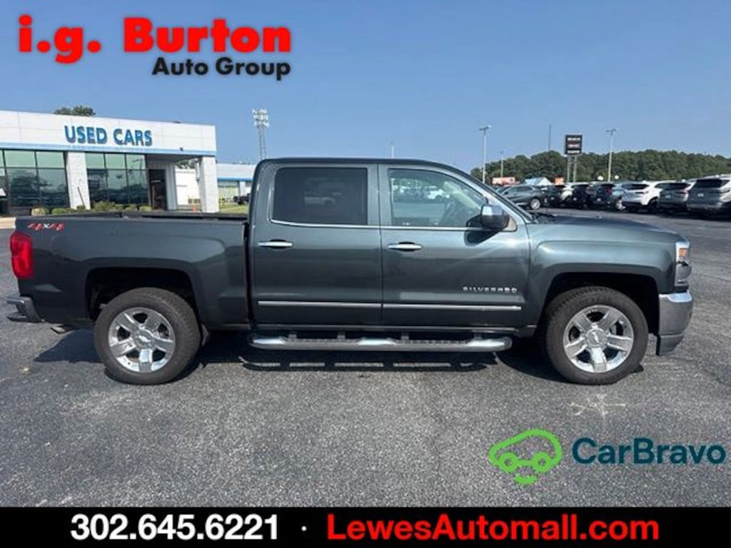 Used 2018 Chevrolet Silverado 1500 LTZ Truck Crew Cab