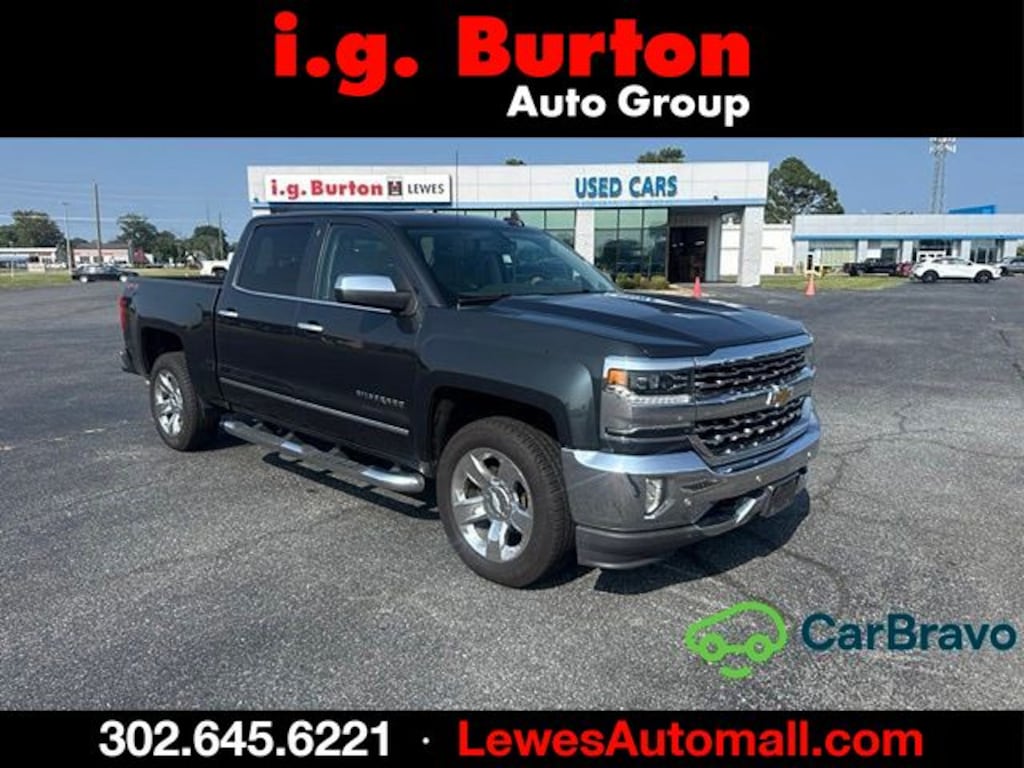 Used 2018 Chevrolet Silverado 1500 LTZ Truck Crew Cab