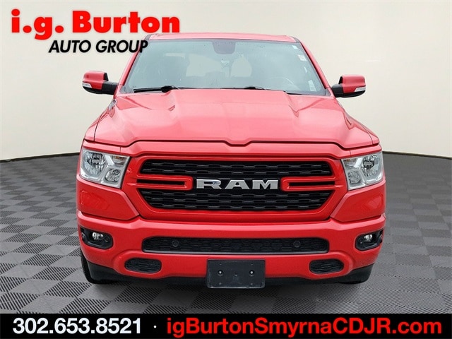 Certified 2022 RAM Ram 1500 Pickup Big Horn/Lone Star with VIN 1C6SRFFT9NN256187 for sale in Smyrna, DE