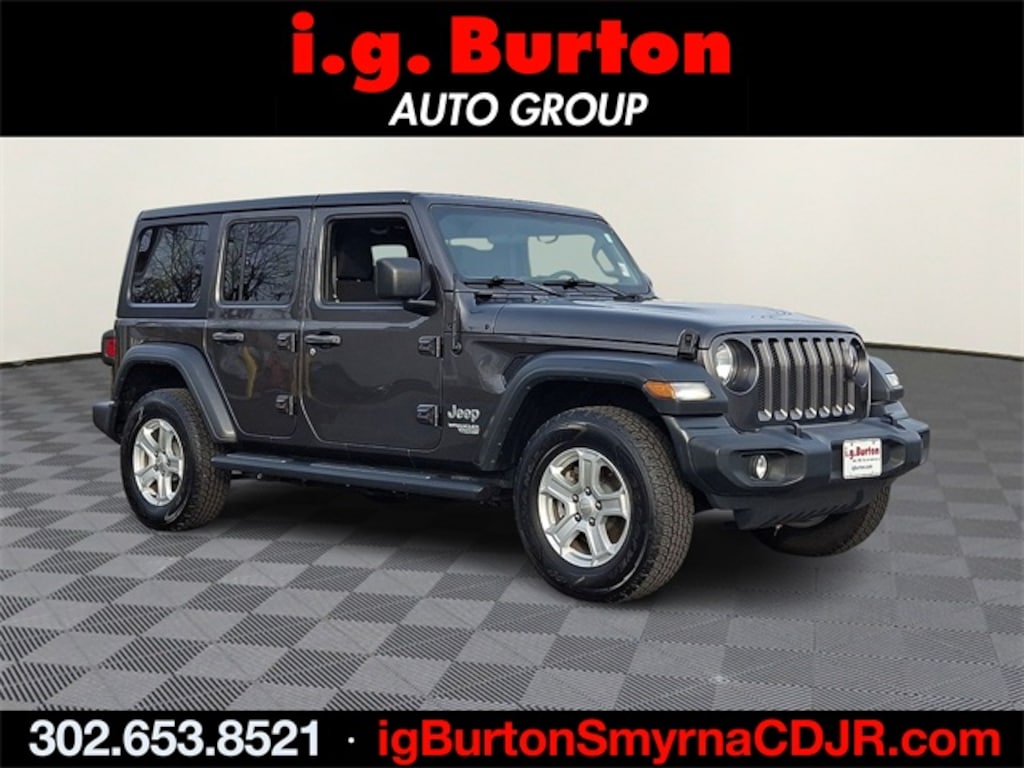 Used 2018 Jeep Wrangler Unlimited Sport 4x4 SUV