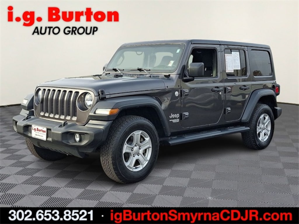 Used 2018 Jeep Wrangler Unlimited Sport 4x4 SUV