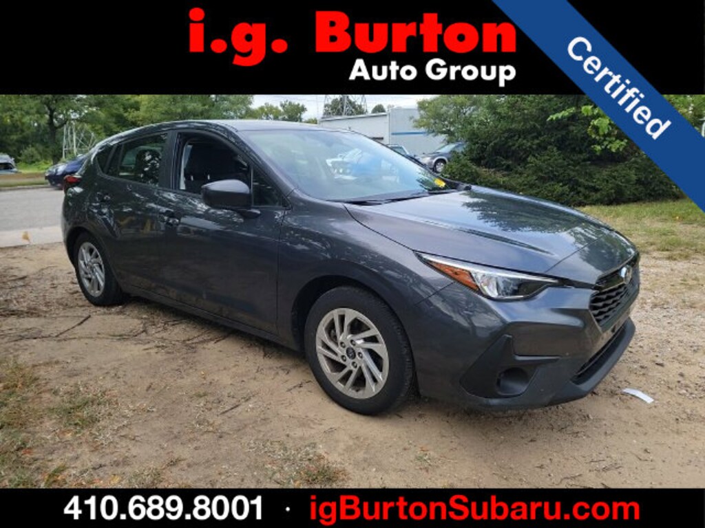 Certified 2024 Subaru Impreza Base Hatchback