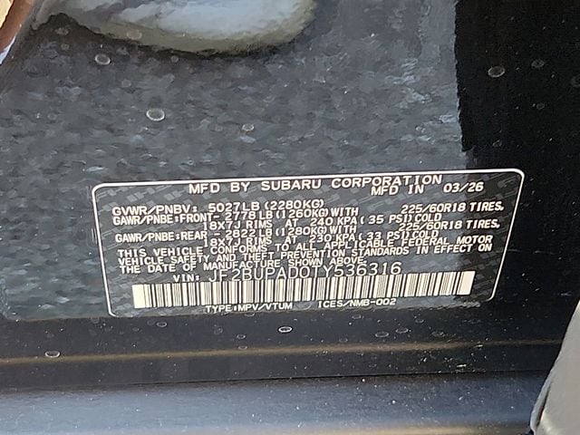 2026 Subaru Outback Premium - Photo 16