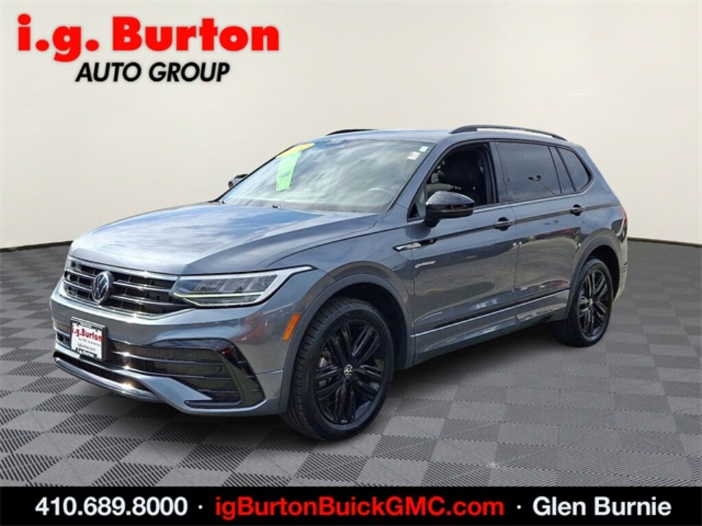 Used 2022 Volkswagen Tiguan 2.0T SE R-Line Black SUV