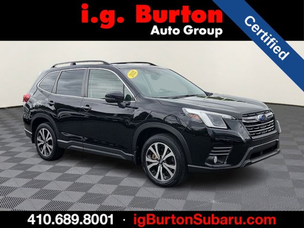 Certified 2022 Subaru Forester Limited SUV