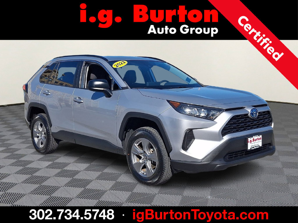 Certified 2022 Toyota RAV4 Hybrid Hybrid LE SUV