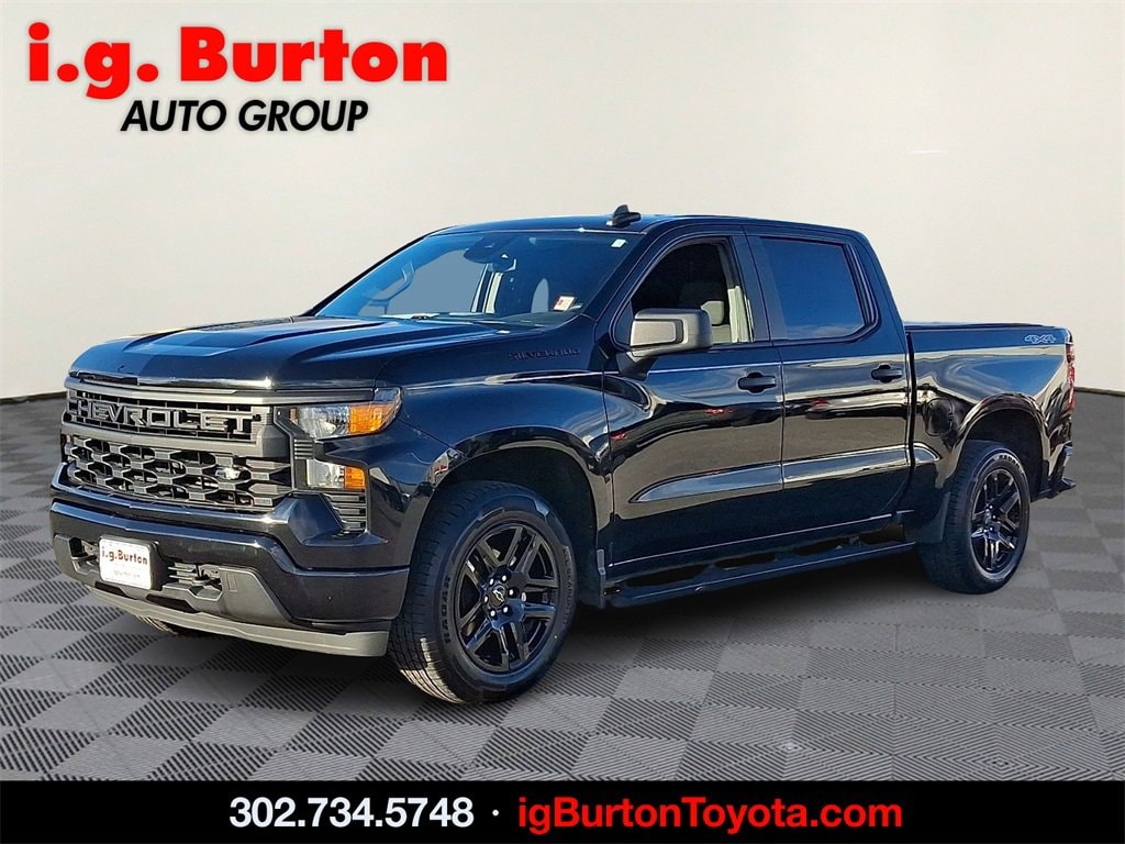 Used 2022 Chevrolet Silverado 1500 Custom Truck Crew Cab