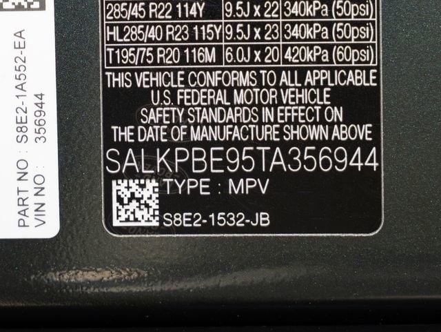 new 2026 Land Rover Range Rover car, priced at $163,597