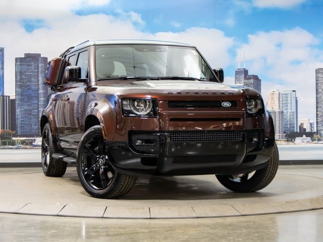 Used 2025 Land Rover Defender Sedona Red with VIN SALEW7EU7S2414708 for sale in Lake Bluff, IL
