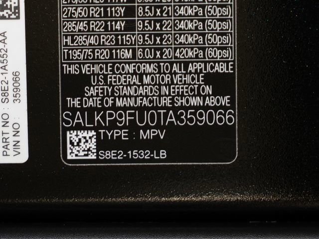 new 2026 Land Rover Range Rover car, priced at $126,455