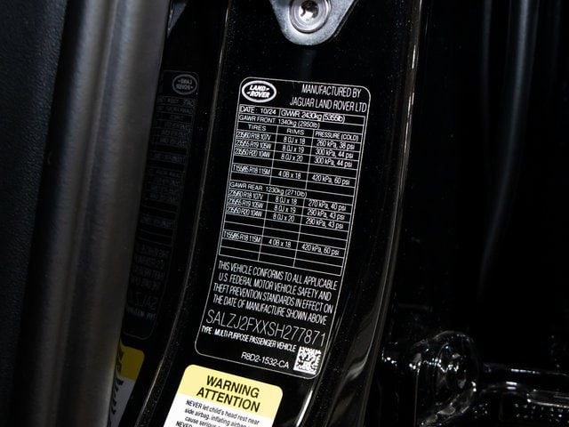 used 2025 Land Rover Range Rover Evoque car, priced at $55,165